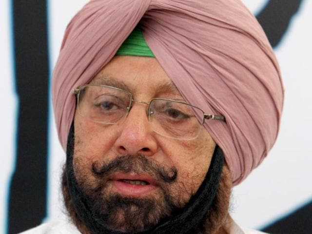 Punjab Congress president and Amritsar MP Capt Amarinder Singh. (HT Photo) Punjab Congress president and Amritsar MP Capt Amarinder Singh. (HT Photo)