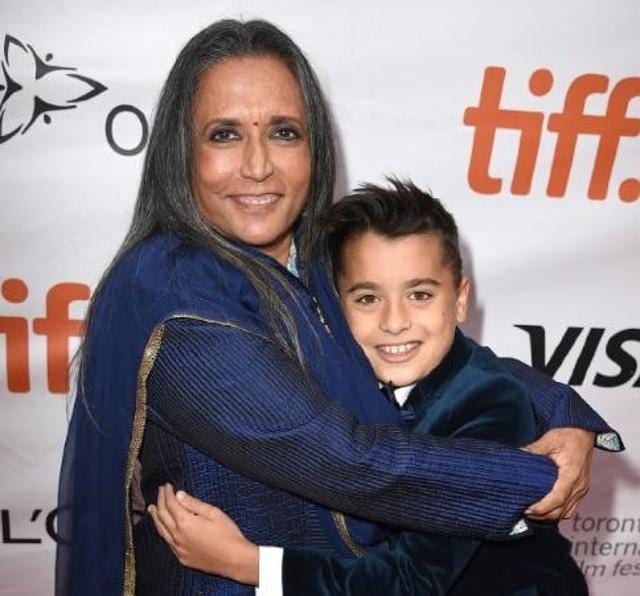 Deepa Mehta and Samir Amarshi at an event of Beeba Boys (2015). (imdb.com)