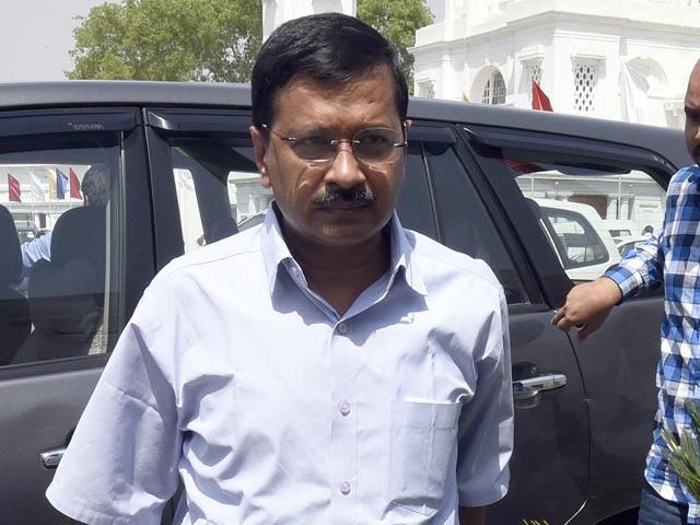 Delhi CM Arvind Kejriwal during the Delhi assembly Budget session at Delhi Vidhansabha in New Delhi on Wednesday. (Sonu Mehta/ HT Photo) Delhi CM Arvind Kejriwal during the Delhi assembly Budget session at Delhi Vidhansabha in New Delhi on Wednesday. (Sonu Mehta/ HT Photo)