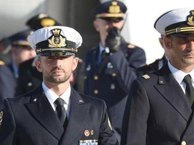 Italian marines Massimiliano Latorre (R) and Salvatore Girone arrive at Ciampino airport near Rome. (AFP file photo) Italian marines Massimiliano Latorre (R) and Salvatore Girone arrive at Ciampino airport near Rome. (AFP file photo)