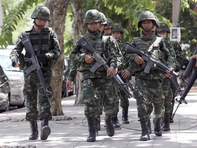 Thailand's junta chief has given the military broad new police-like powers to arrest and detain criminal suspects on Wednesday. (AP file photo) Thailand's junta chief has given the military broad new police-like powers to arrest and detain criminal suspects on Wednesday. (AP file photo)