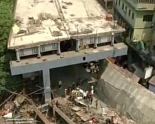 The under-construction flyover was set to be one of the longest in the city. (ANI) The under-construction flyover was set to be one of the longest in the city. (ANI)
