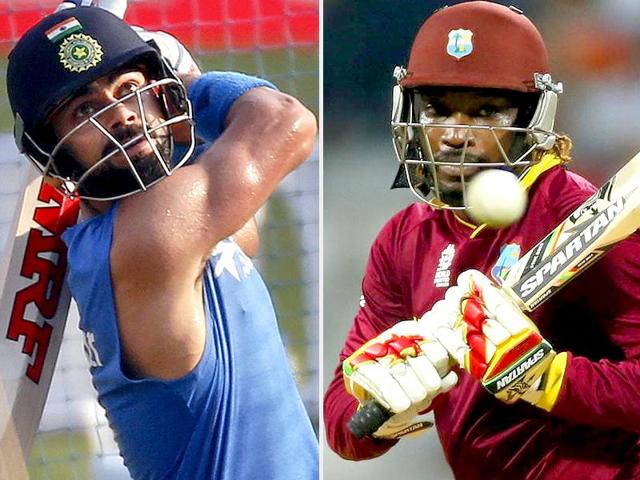 The player who can spoil Virat Kohli’s party is Chris Gayle, West Indies’ one-man army. (Agencies) The player who can spoil Virat Kohli’s party is Chris Gayle, West Indies’ one-man army. (Agencies)