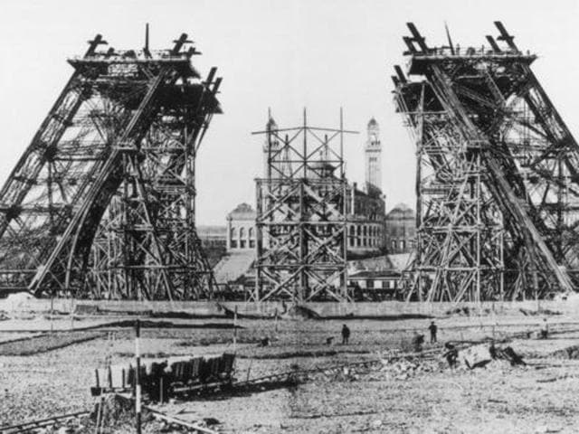 To mark the 100th anniversary of the French Revolution in 1889, a competition was announced to “study the possibility of erecting an iron tower on the Champ-de-Mars with a square base, 125 metres across and 300 metres tall”. Among 107 projects, that of Gustave Eiffel, an entrepreneur, engineers Maurice Koechlin and Emile Nouguier, and architect Stephen Sauvestre was accepted.  (Twitter) 
