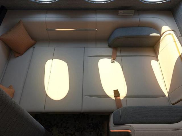 Nominated for a prestigious Crystal Cabin Award at next week’s Aircraft Interiors Expo in Hamburg, the First Spaces cabin would have four single suites and two doubles to give passengers a hotel-like choice of room and a flexible business model for airlines. (seymourpowell.com)