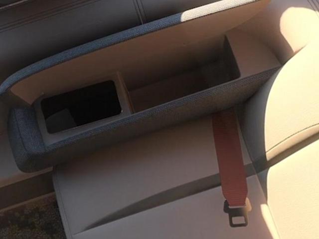 Each armchair or couch would have storage space for passengers’ personal belongings, including mobile phones or passports. (seymourpowell.com)
