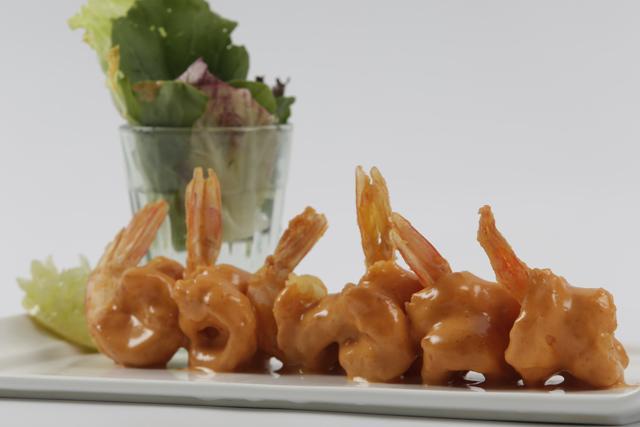 Dynamite prawns. Dynamite prawns.