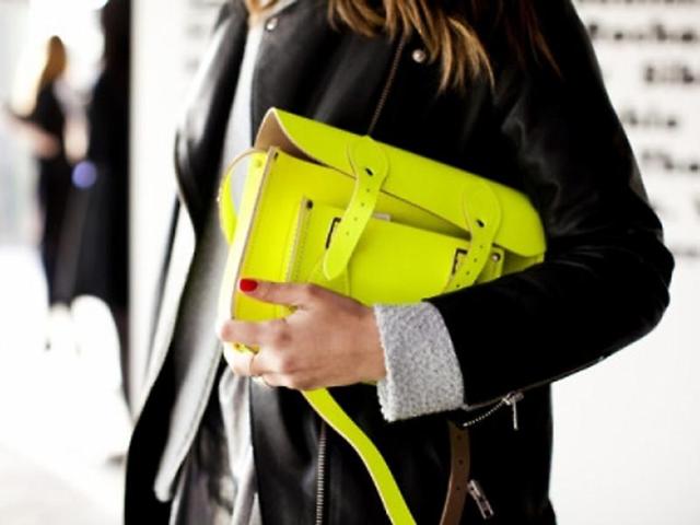 The satchel shape is very polished and sophisticated, and designers have come up with an array of colours (neon, anyone?) and textures to make this bag more unique. (Pinterest) The satchel shape is very polished and sophisticated, and designers have come up with an array of colours (neon, anyone?) and textures to make this bag more unique. (Pinterest)