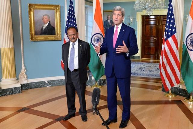 President Barack Obama, hosting the fourth and last such gathering, “obviously” is “delighted that Prime Minister Modi is able to be in Washington for the Nuclear Security Summit,” Secretary of State John Kerry said before a meeting Wednesday with Indian National Security Advisor Ajit Doval. (Photo credit: US DEPARTMENT OF STATE) President Barack Obama, hosting the fourth and last such gathering, “obviously” is “delighted that Prime Minister Modi is able to be in Washington for the Nuclear Security Summit,” Secretary of State John Kerry said before a meeting Wednesday with Indian National Security Advisor Ajit Doval. (Photo credit: US DEPARTMENT OF STATE)