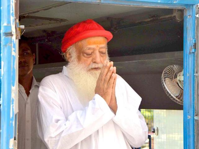 Asaram has been lodged at Jodhpur jail since August 2014 in connection with a rape case filed against him by police. (HT file photo) Asaram has been lodged at Jodhpur jail since August 2014 in connection with a rape case filed against him by police. (HT file photo)