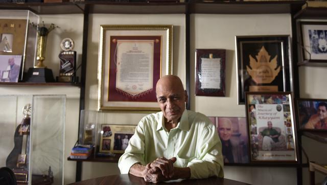 “It used to be magical to record with a huge live orchestra,” says Khayyam. (Satish Bate/ HT Photo) “It used to be magical to record with a huge live orchestra,” says Khayyam. (Satish Bate/ HT Photo)