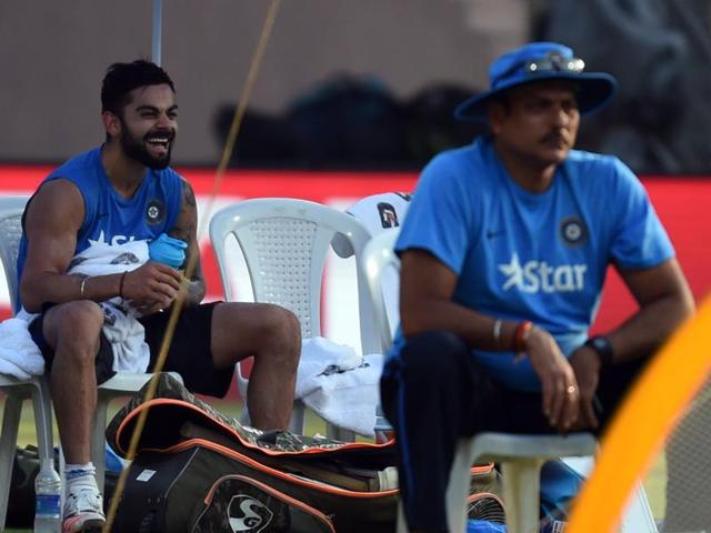 With the flat wicket at Mumbai’s Wankhede Stadium a dream for batsmen, the last-four showdown between the hosts and 2012 champions is set to be a battle of the big-hitters. (Kunal Patil/HT photo) With the flat wicket at Mumbai’s Wankhede Stadium a dream for batsmen, the last-four showdown between the hosts and 2012 champions is set to be a battle of the big-hitters. (Kunal Patil/HT photo)