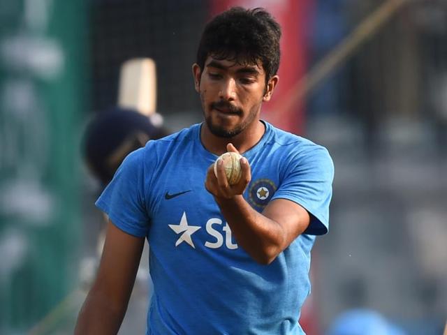 In the last three games, Jasprit Bumrah has leaked over 30 runs in each of his efforts. (Kunal Patil/HT Photo) In the last three games, Jasprit Bumrah has leaked over 30 runs in each of his efforts. (Kunal Patil/HT Photo)