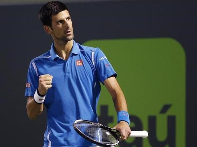 Novak Djokovic had to overcome back spasms as well as Tomas Berdych en route to the Miami Open semis. (Reuters) Novak Djokovic had to overcome back spasms as well as Tomas Berdych en route to the Miami Open semis. (Reuters)
