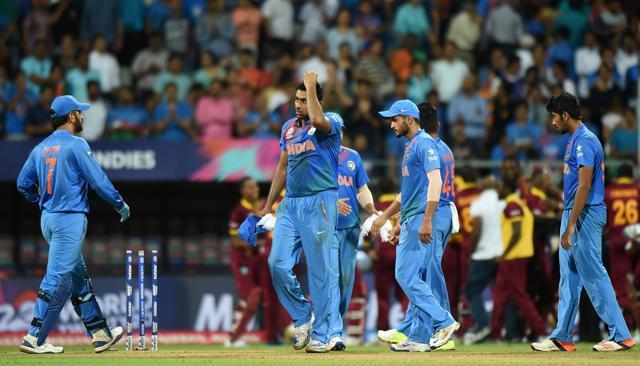 Ravichandran Ashwin bowled only two of his four overs, while the likes of Ravindra Jadeja and Hardik Pandya proved expensive. (AFP) Ravichandran Ashwin bowled only two of his four overs, while the likes of Ravindra Jadeja and Hardik Pandya proved expensive. (AFP)