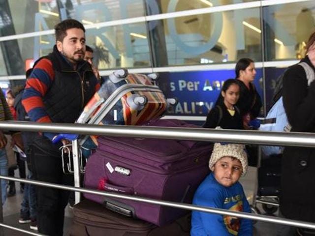 Mumbai airport wants transit passengers to pay airport charges and fees if their connecting flight is within 24 hours of their arrival. (Hindustan Times) Mumbai airport wants transit passengers to pay airport charges and fees if their connecting flight is within 24 hours of their arrival. (Hindustan Times)