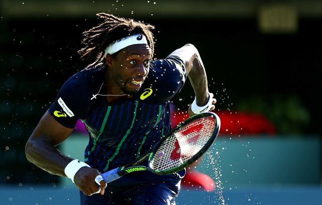 Gael Monfils wasted five match points. (AFP) Gael Monfils wasted five match points. (AFP)