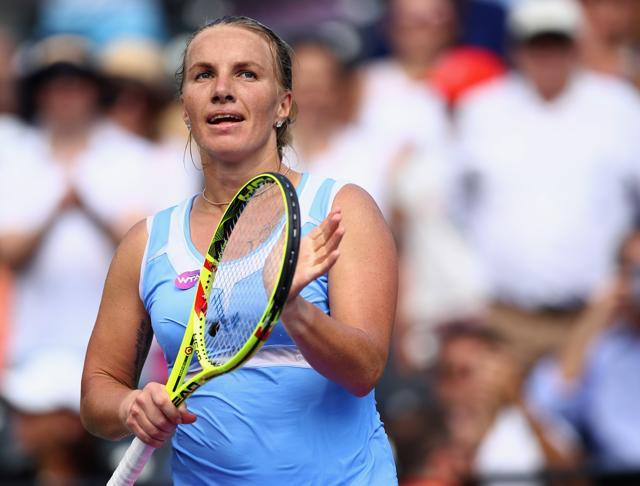 Azarenka will face Svetlana Kuznetsova in a bid to become only the third woman to win Indian Wells and Miami back to back since Steffi Graf and Kim Clijsters. (AFP) Azarenka will face Svetlana Kuznetsova in a bid to become only the third woman to win Indian Wells and Miami back to back since Steffi Graf and Kim Clijsters. (AFP)
