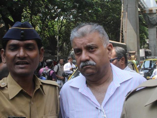 Sanjeev Khana outside Arthur Road jail on Thursday.(Bhushan Koyande)