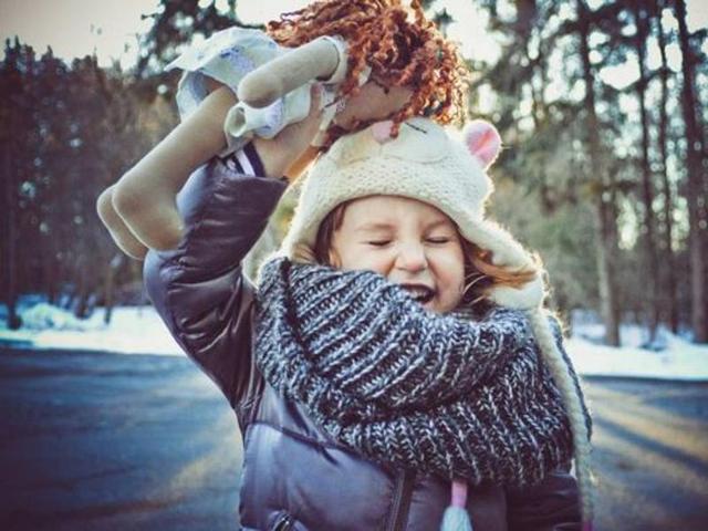 A mother’s picture of her daughter. (Instagram/mayamaitri) 