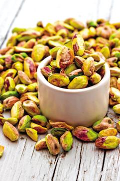 Pistachios contain more potassium than other nuts, which can help lower stress levels (Shutterstock)