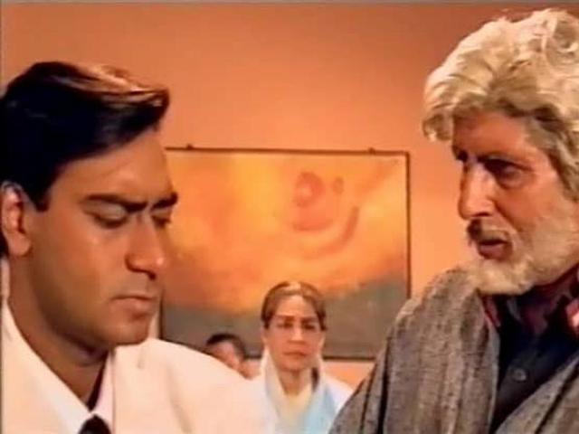He was a superstar in making, and thus Ajay Devgn decided to up the ante by several notches in Hindustan Ki Kasam (1999) by making it the most expensive Hindi film till then. However, it failed to take off at the box office. (YouTube)