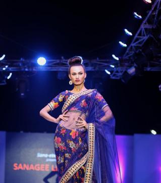 Sandra Nandeibam has walked the ramp for many local designers in Manipur and was recently the ambassador for Sanagee Likphang, a fashion event that champions the rights of Manipur’s transgenders. (Somba Pukh) Sandra Nandeibam has walked the ramp for many local designers in Manipur and was recently the ambassador for Sanagee Likphang, a fashion event that champions the rights of Manipur’s transgenders. (Somba Pukh)