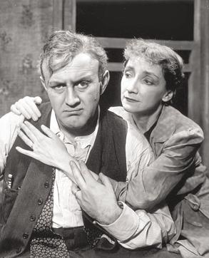 Paying attention: In Arthur Miller’s Death of a Salesman (below, a still from the 1951 film adaptation), the wife says: “I don’t say he is a great man. Willy Loman never made a lot of money. His name was never in the paper. He’s not the finest character that ever lived. But he’s a human being, and a terrible thing is happening to him. So attention must be paid.” (Getty Images)