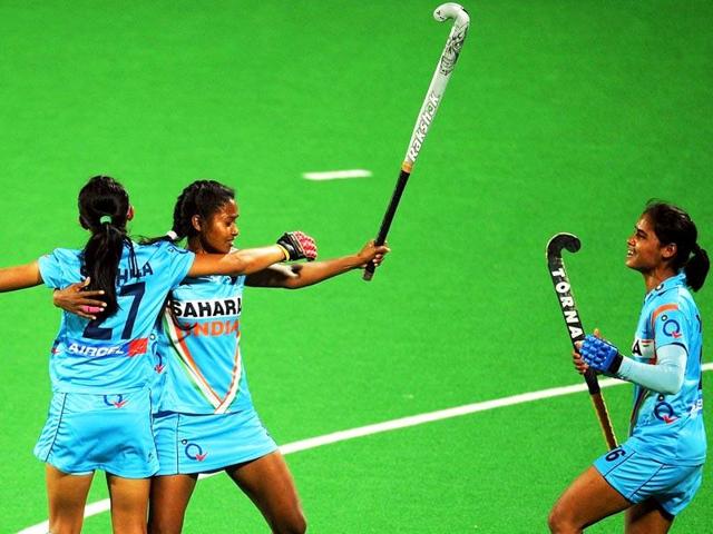 The Indian women’s hockey team went down 0-1 to New Zealand in the opening match of the Hawke’s Bay Cup on Saturday. (AFP file photo) The Indian women’s hockey team went down 0-1 to New Zealand in the opening match of the Hawke’s Bay Cup on Saturday. (AFP file photo)