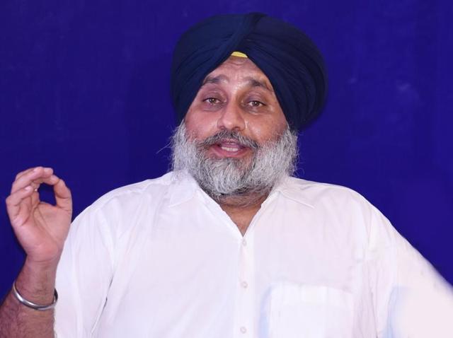 Punjab deputy chief minister Sukhbir Singh Badal. (HT Photo) Punjab deputy chief minister Sukhbir Singh Badal. (HT Photo)