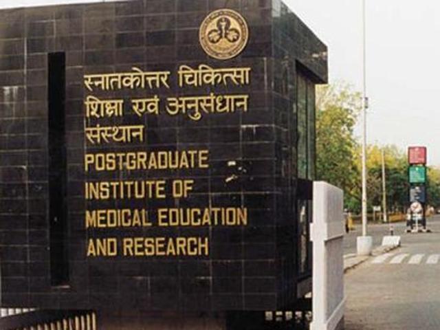 The first letter written by one of the complainant on December 17, 2015 reads, “I am very much upset by the working environment of the department of biostatics. The doctor whose name has been withheld always pressurises me to lodge complaints against other people.” (HT Photo) The first letter written by one of the complainant on December 17, 2015 reads, “I am very much upset by the working environment of the department of biostatics. The doctor whose name has been withheld always pressurises me to lodge complaints against other people.” (HT Photo)