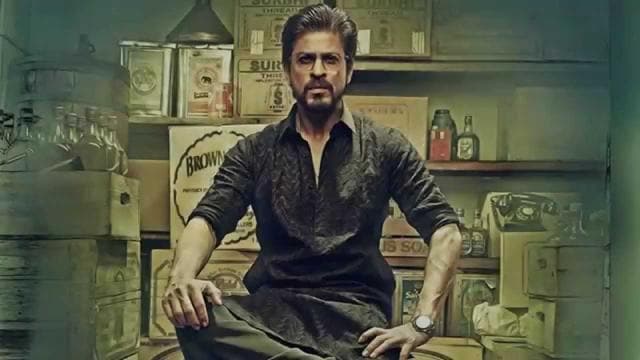 Shah Rukh Khan in Raees poster. Shah Rukh Khan in Raees poster.