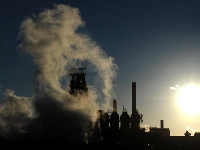 Banners supporting local steel workers are seen outside the Tata steel plant in Port Talbot, Wales. (AP Photo) Banners supporting local steel workers are seen outside the Tata steel plant in Port Talbot, Wales. (AP Photo)