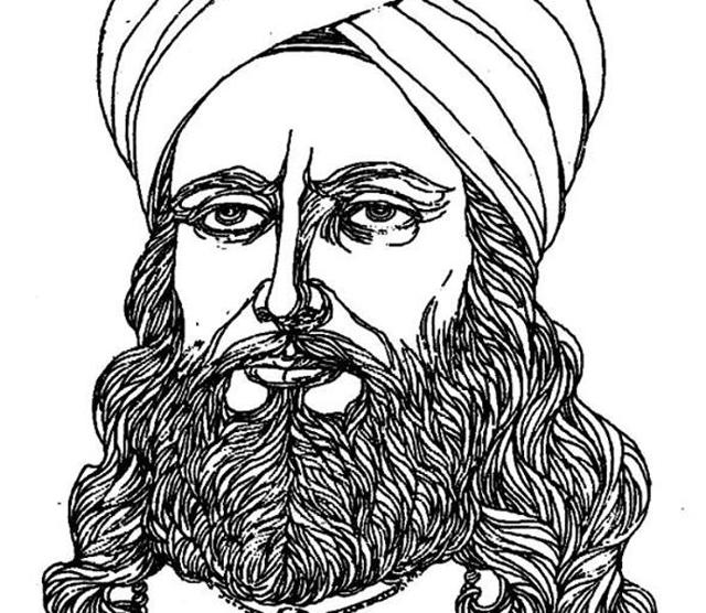 Waris Shah as imagined by Imroz(HT Photo) Waris Shah as imagined by Imroz(HT Photo)