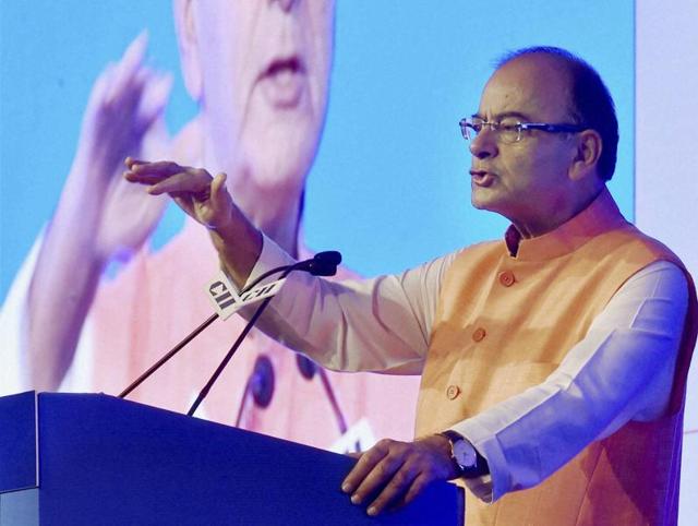 Finance minister Arun Jaitley pitched for easier monetary policy, arguing that high interest rates can make the economy sluggish. (PTI Photo) Finance minister Arun Jaitley pitched for easier monetary policy, arguing that high interest rates can make the economy sluggish. (PTI Photo)
