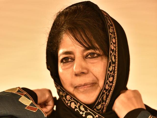 Mehbooba Mufti Sayeed, President of the Jammu & Kashmir Peoples Democratic Party during Hindustan Times Leadership Summit in December 2015. (Gurinder Osan/ HT Photo) Mehbooba Mufti Sayeed, President of the Jammu & Kashmir Peoples Democratic Party during Hindustan Times Leadership Summit in December 2015. (Gurinder Osan/ HT Photo)