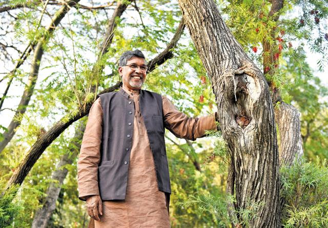 Kailash Satyarthi said 336 million people (government figures) affected by the drought, 40 percent are children, that has led to 22 percent school dropouts. (Photo by Saumya Khandelwal/ Hindustan Times) (Saumya Khandelwal/HT Photo) Kailash Satyarthi said 336 million people (government figures) affected by the drought, 40 percent are children, that has led to 22 percent school dropouts. (Photo by Saumya Khandelwal/ Hindustan Times) (Saumya Khandelwal/HT Photo)