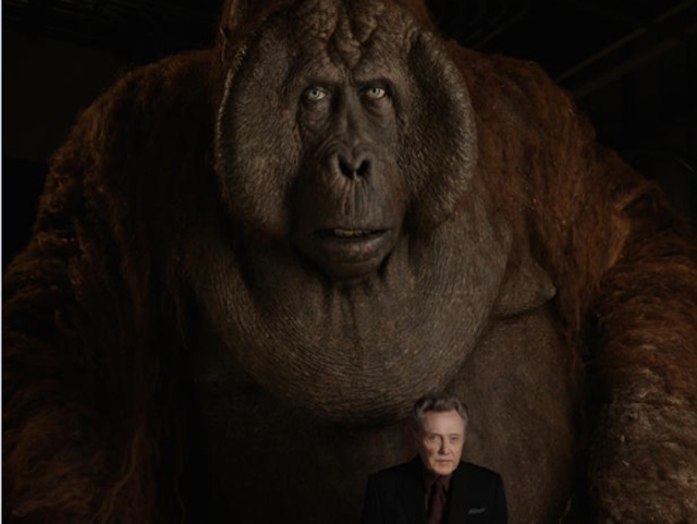 “King Louie is huge - 12 feet tall,” says Christopher Walken, who voices the character. “But he’s as charming as he is intimidating when he wants to be.” (Disney) 