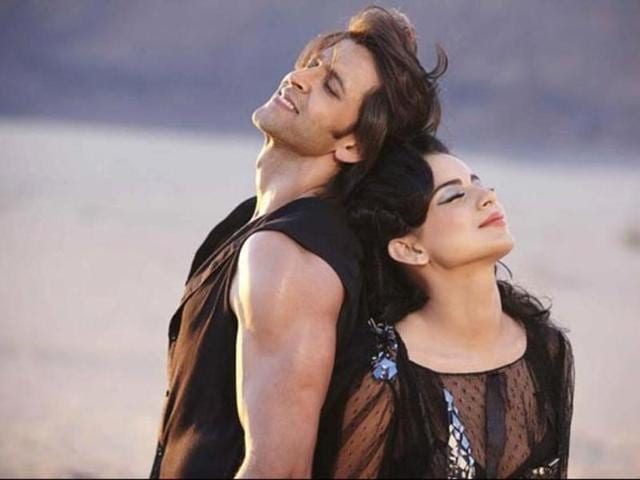 Hrithik, Kangana in a still from Krrish 3. (YouTube) Hrithik, Kangana in a still from Krrish 3. (YouTube)