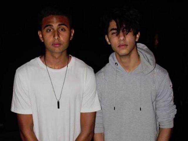 Shah Rukh Khan’s son, Aryan (right), is one of the most searched star kids in the virtual world. He is also one of the most active among actors’ children on Instagram.  (Instagram) 