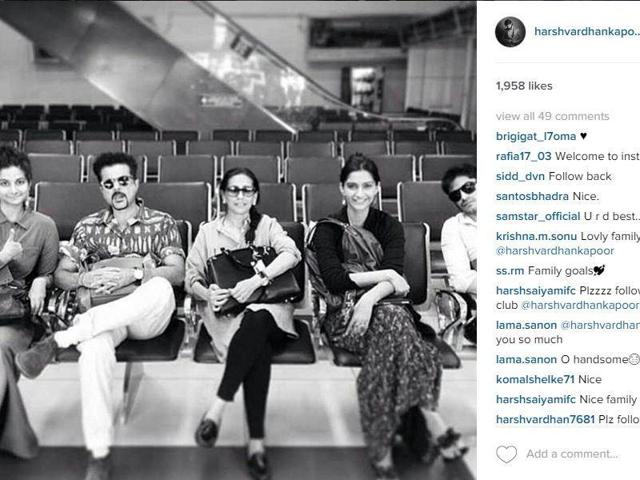 Anil Kapoor’s son Harshvardhan prefers sharing mages of mouth-watering dishes than himself.  This was the first picture he shared on Instagram. (Instagram) 