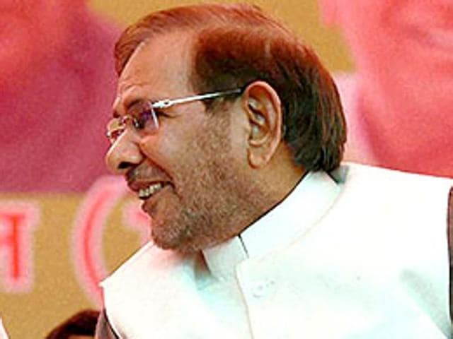 JD-U leader Sharad Yadav (pictured), lawyer Ram Jethmalani, RJD chief Lalu Prasad’s daughter Misa Bharti and R.C.P. Singh, Nitish Kumar’s aide, on Monday filed their nominations for the biennial elections to the Rajya Sabha from Bihar. (PTI Photo) JD-U leader Sharad Yadav (pictured), lawyer Ram Jethmalani, RJD chief Lalu Prasad’s daughter Misa Bharti and R.C.P. Singh, Nitish Kumar’s aide, on Monday filed their nominations for the biennial elections to the Rajya Sabha from Bihar. (PTI Photo)