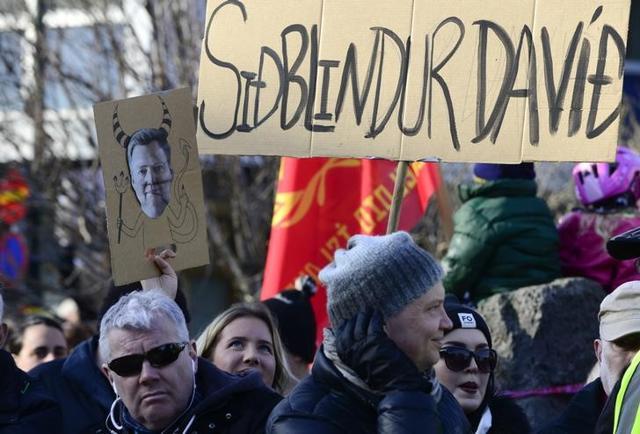 People demonstrate against Iceland's Prime Minister Sigmundur Gunnlaugsson in Reykjavik after a leak of documents by so-called Panama Papers stoked anger over his wife owning a tax haven-based company with large claims on the country's collapsed banks. (Reuters) People demonstrate against Iceland's Prime Minister Sigmundur Gunnlaugsson in Reykjavik after a leak of documents by so-called Panama Papers stoked anger over his wife owning a tax haven-based company with large claims on the country's collapsed banks. (Reuters)