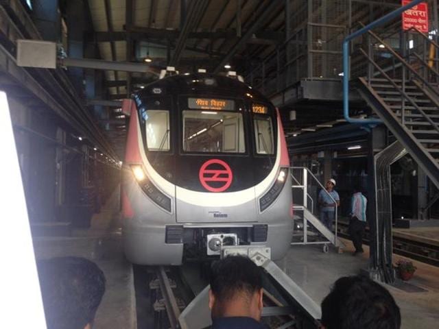 In pics: Driverless metro makes its way to Delhi tracks | Latest News Delhi