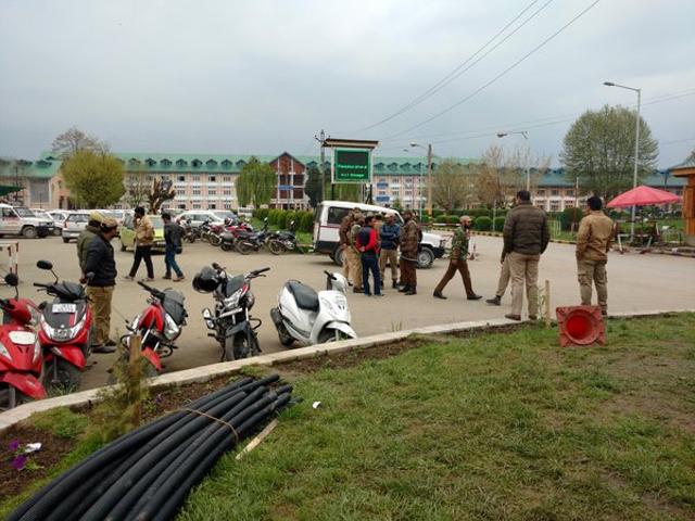 Tension gripped the National Institute of Technology (NIT) Srinagar after a group of students clashed with police on Tuesday(NIT Sringar’s Facebook Page)