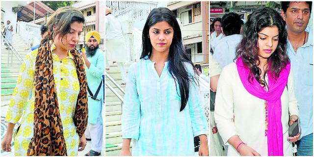 Sambhavana Seth, Sayantani Ghosh and Sneha Wagh. (HT Photo)
