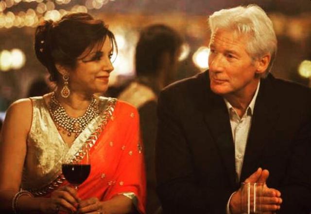 Lillete Dubey with Hollywood star Richard Gere in a still from The Second Best Exotic Marigold Hotel. (Twitter)