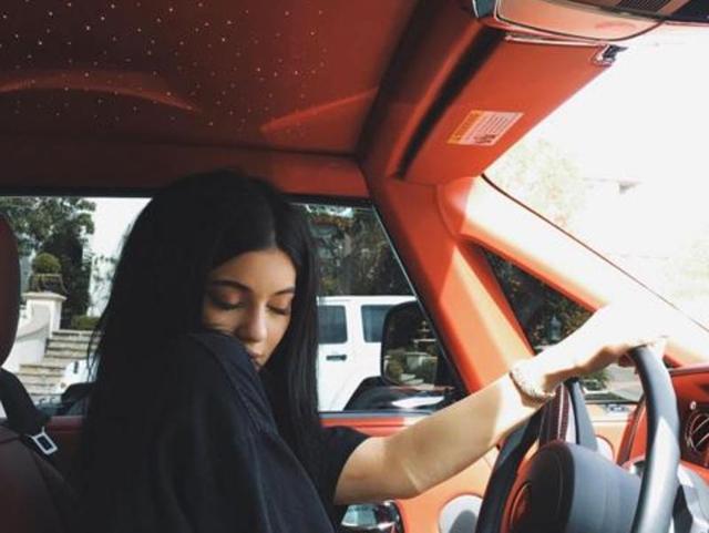 Kylie also owns a cosmetics company in her name. The products sell out as soon as they hit the markets. (Instagram) 