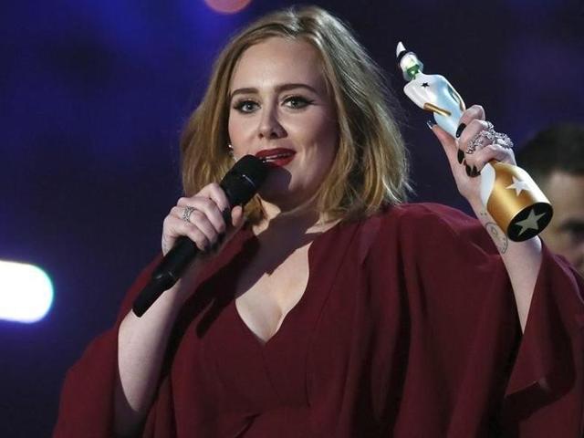 Adele says the one time she didn’t have the crystals with her was during her Grammys performance in 2016 which turned out to be a disaster.(REUTERS)