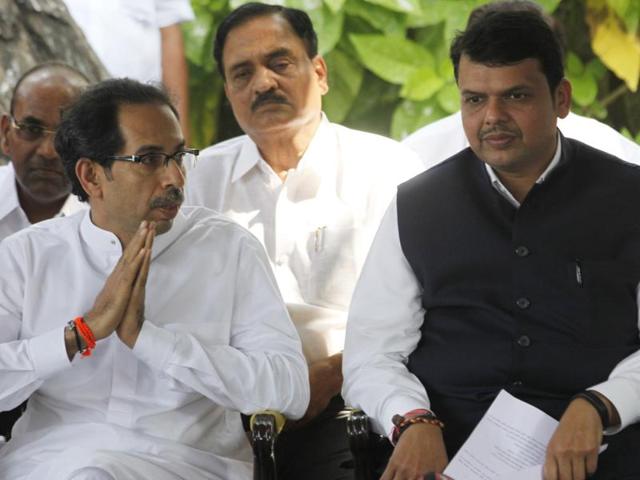 Recently, Shiv Sena moved a resolution in the Maharashtra Legislative Council demanding a commitment to a unified Maharashtra, putting BJP in a fix.(HT Photo)